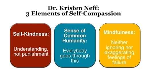 dr neff three elements of self compassion