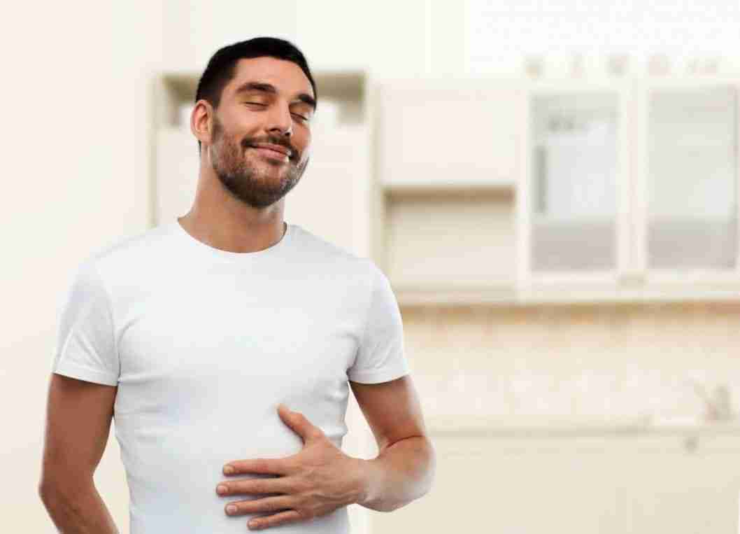 eating satisfaction content feeling stomach