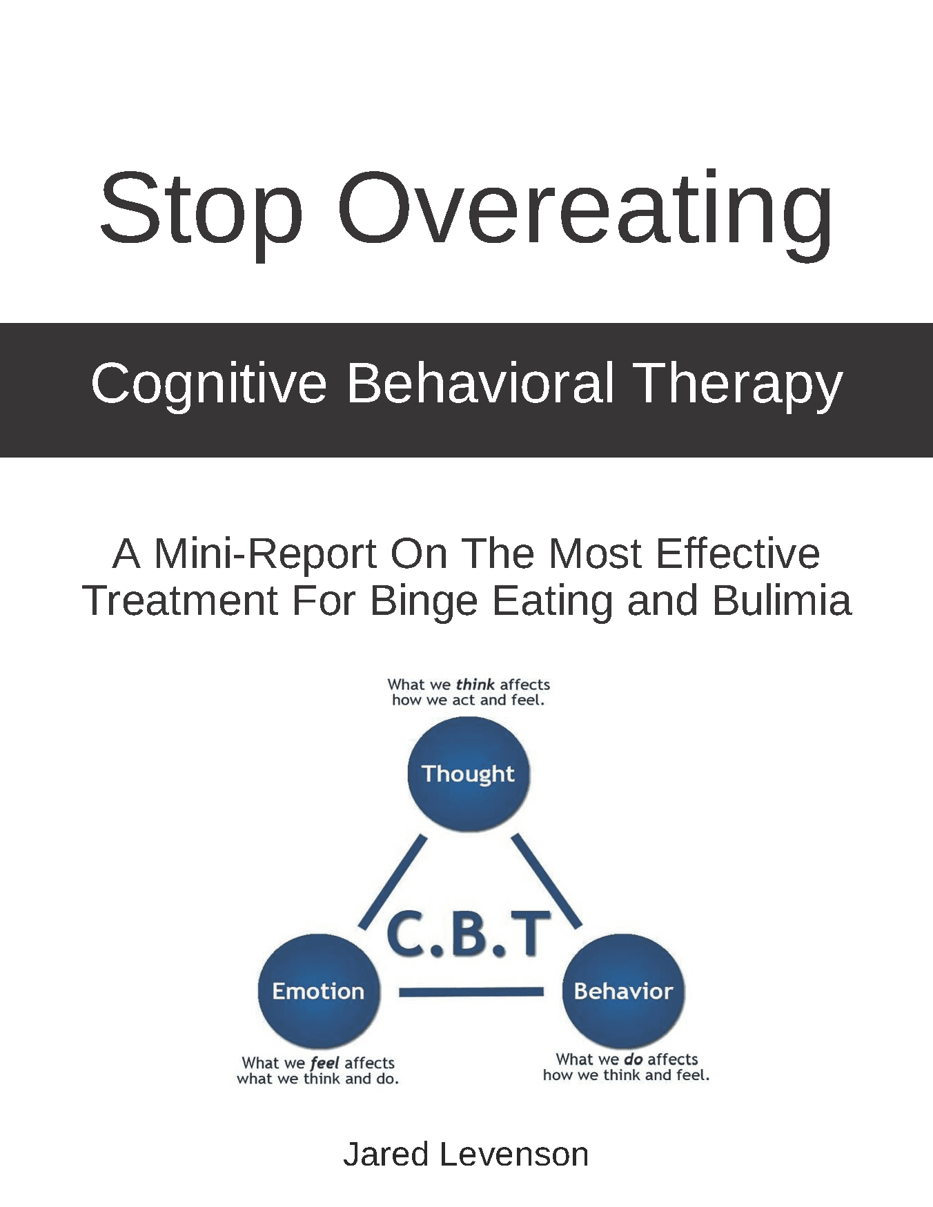 cognitive behavioral therapy report overeating
