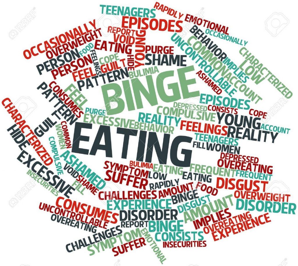 many words of binge eating 