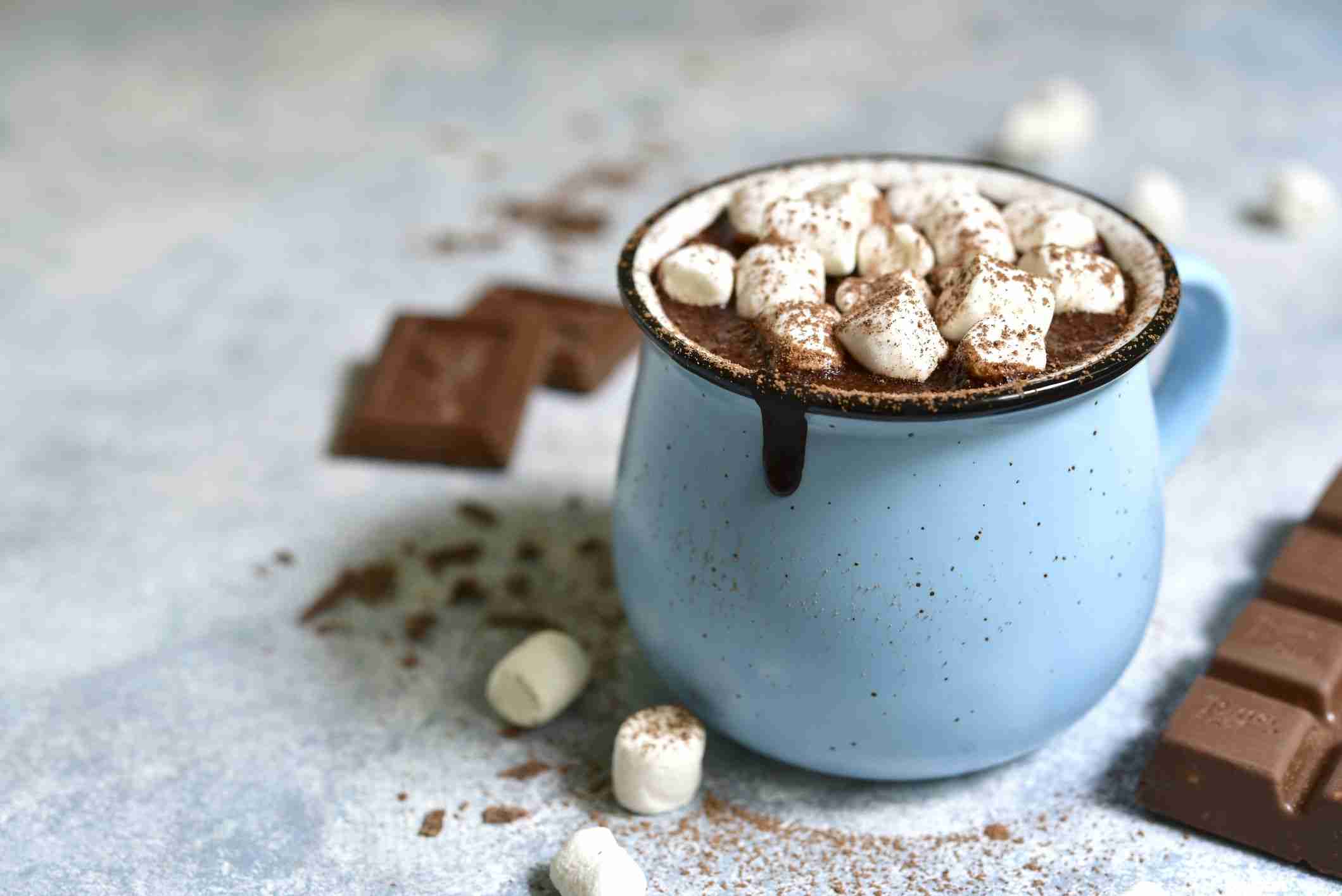 caffeine and chocolate