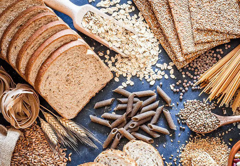 whole grain fiber bread wheat