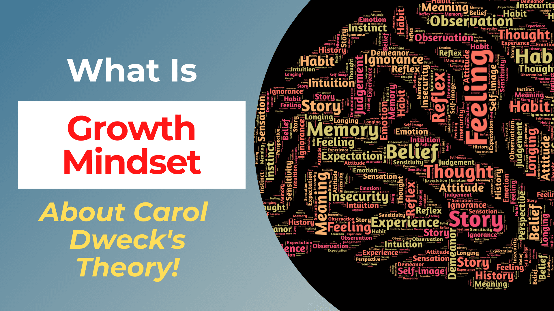 growth mindset Carol Dweck