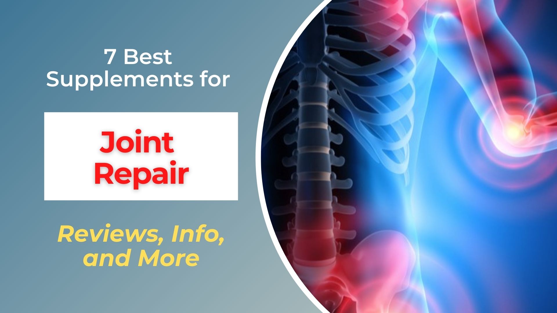 Best Supplements for Joint Repair