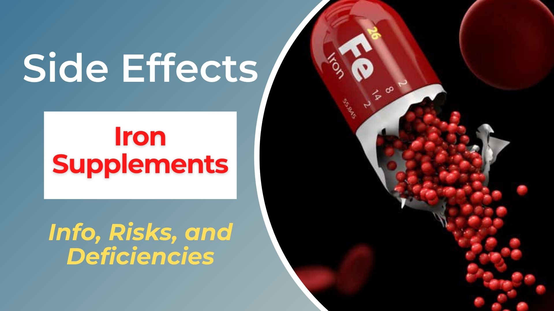 side effects iron supplements