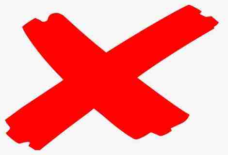 x check mark