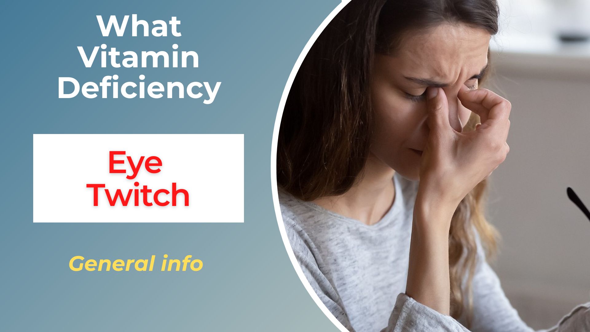 What Vitamin Deficiency Causes Eye Twitch