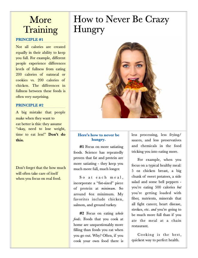eating guide pdf