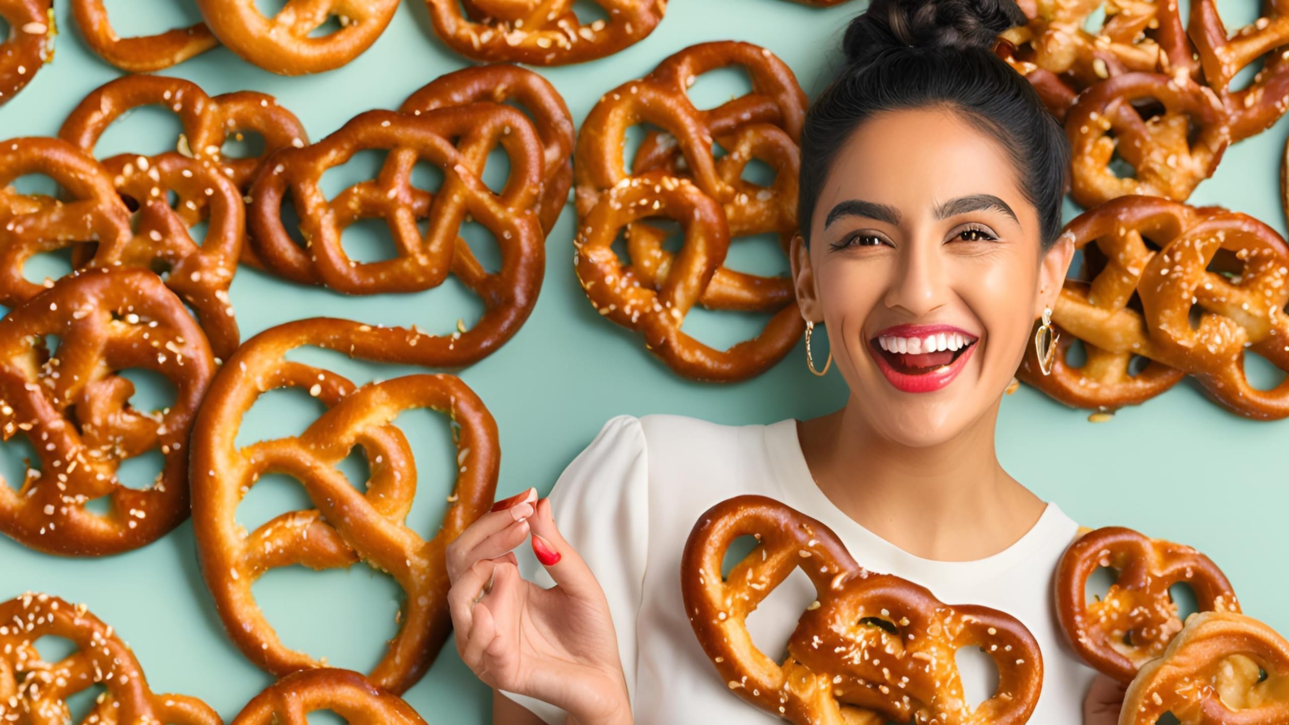 Playing with pretzels