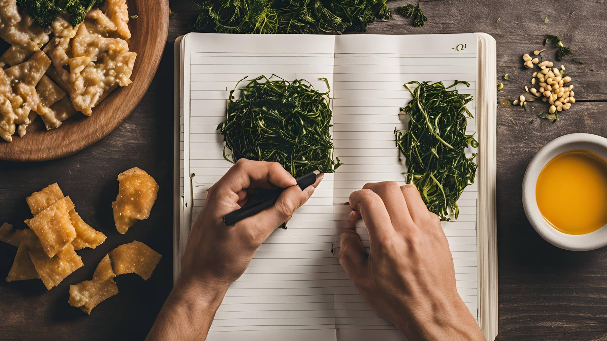 Journaling with seaweed
